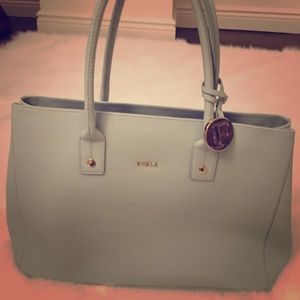 Sea foam green FURLA handbag